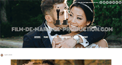 Desktop Screenshot of film-de-mariage-production.com