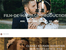 Tablet Screenshot of film-de-mariage-production.com